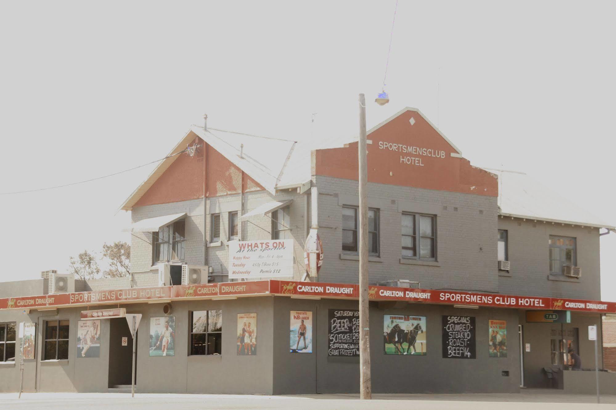 Sportsmens Club Hotel Wagga Wagga Exterior foto